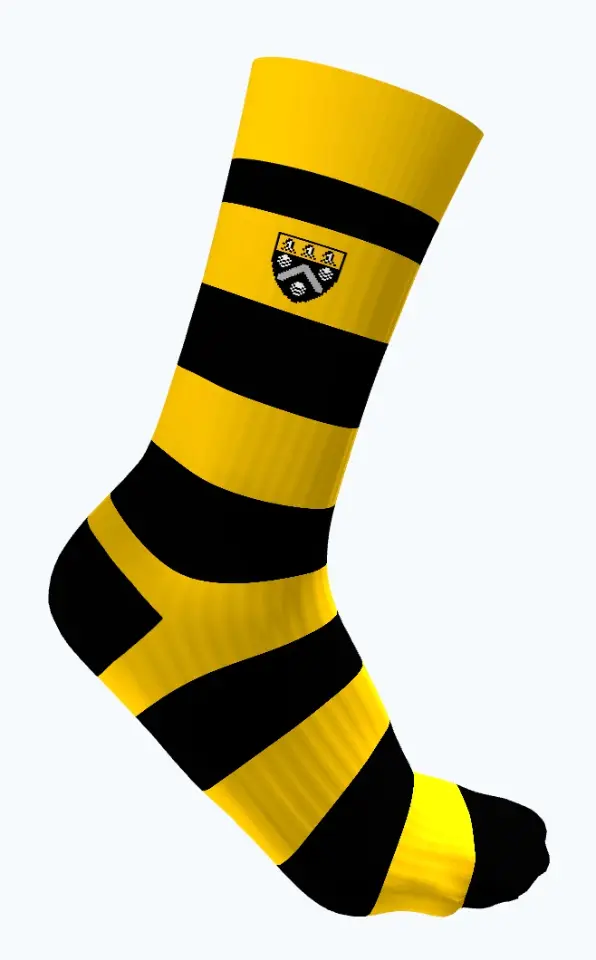 Socks made for The King's School, Canterbury